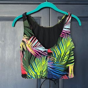 NWOT Skinny Dippers Reversible Swim Top Vacation Resort Travel Modest Sport Boho